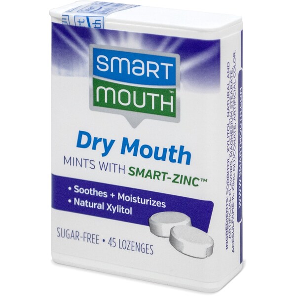 Smartmouth Dry Mouth Relief DualAction Mints, 45 Count SM108 U Zoro